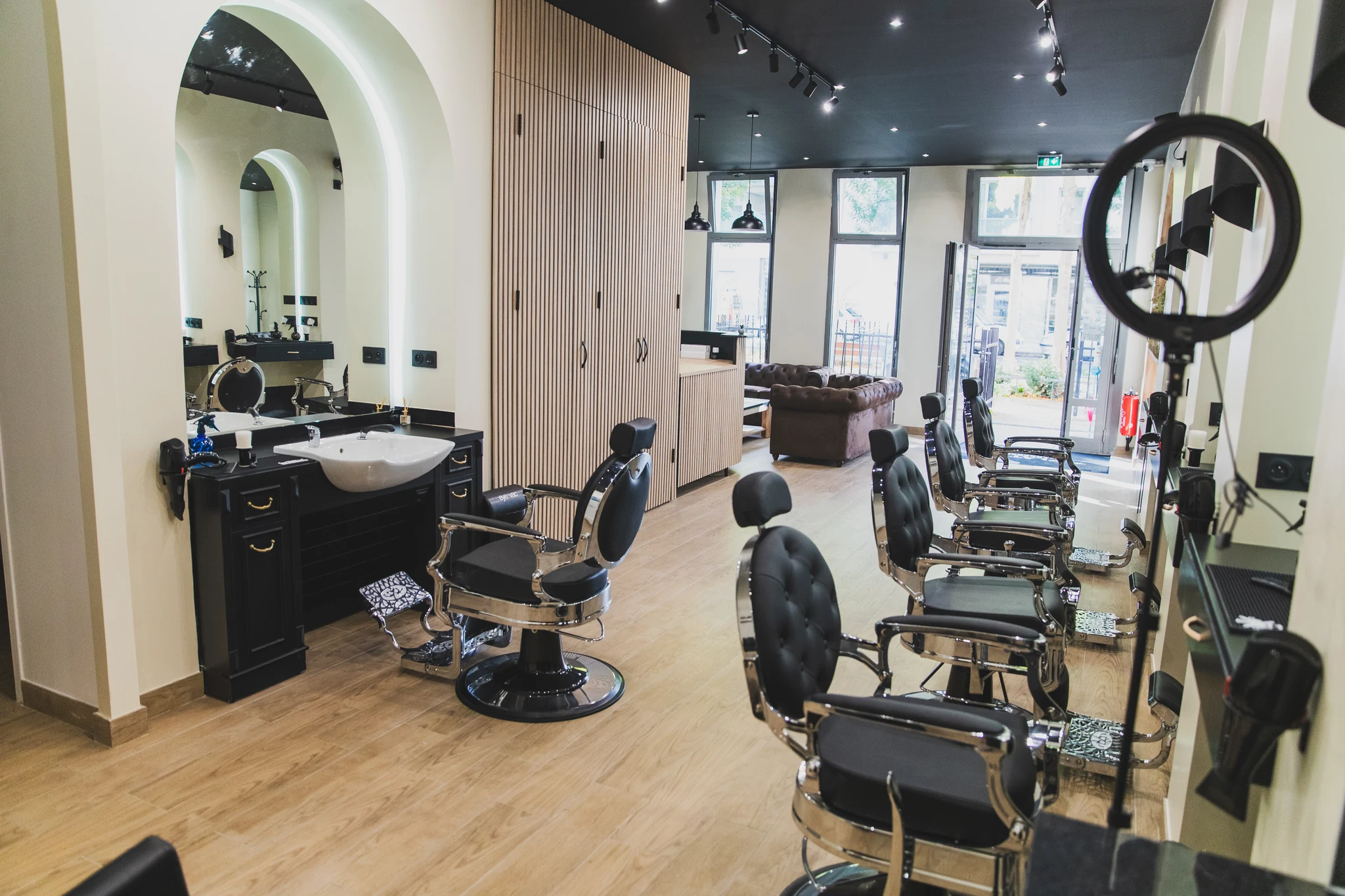 Coupe dégradé homme réalisée au Platinum Barber Villeneuve-la-Garenne